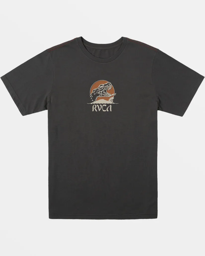 RVCA Mens Whiskey Bite Short Sleeve T-Shirt