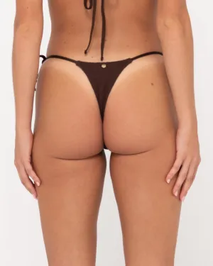 Sandalwood Side Tie Brazilian Bikini Bottom