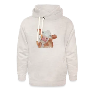 Sassy Cow Adult Shawl Collar Hoodie