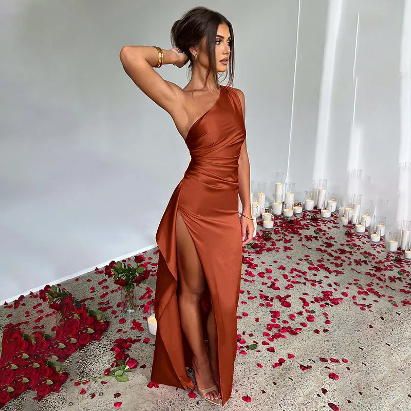 Satin Whisper Satin Dresses