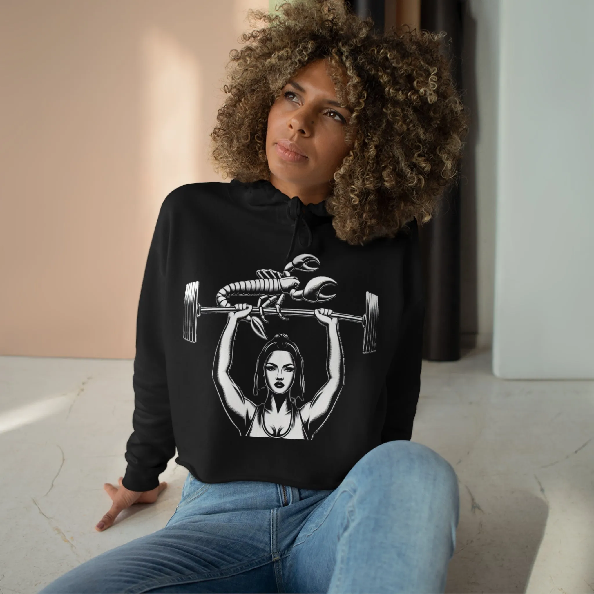 Scorpio Crop Hoodie
