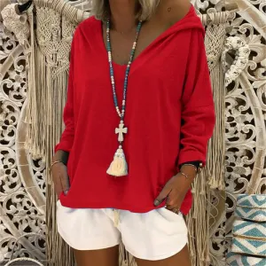 Sequins Print Skull Hoodie