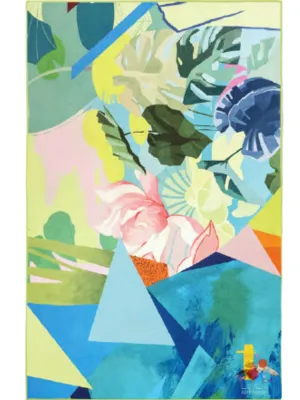 Serviette Pastel Flowers Par Ankhone