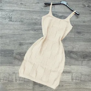 Sexy Backless Knitted Dress