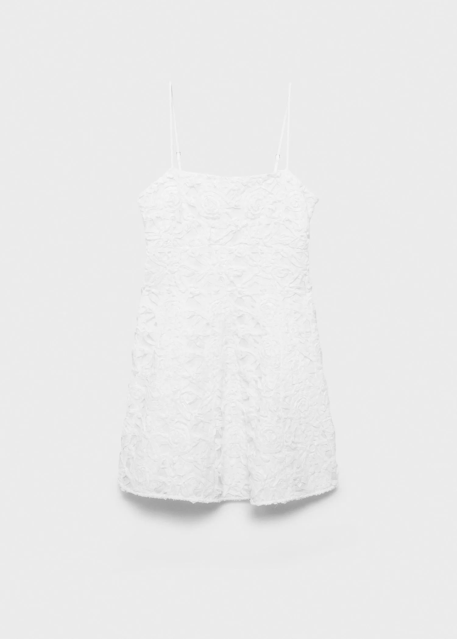 Short floral textured dress