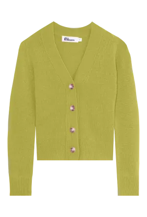 Shrunken V-Neck Cardigan
