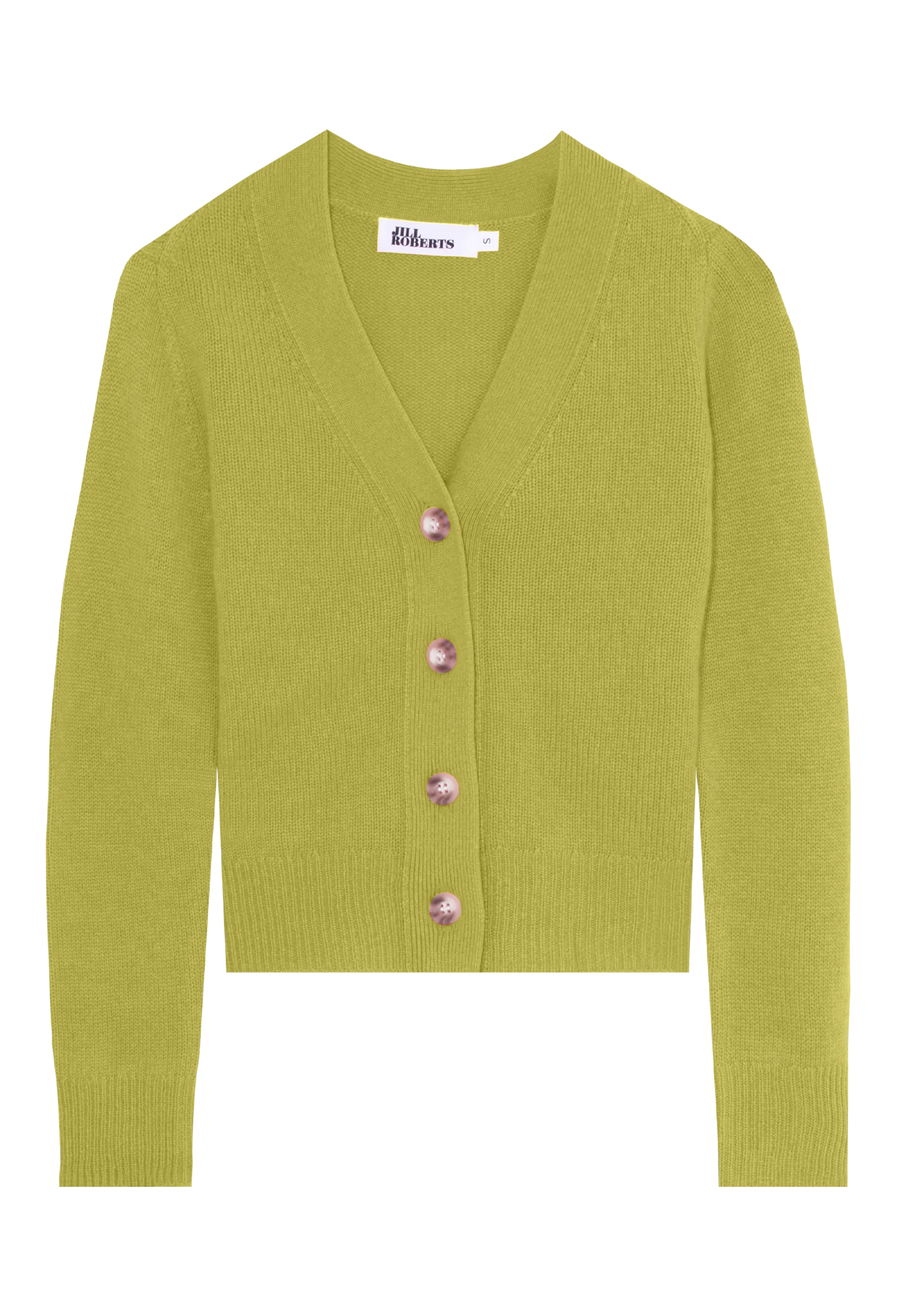 Shrunken V-Neck Cardigan