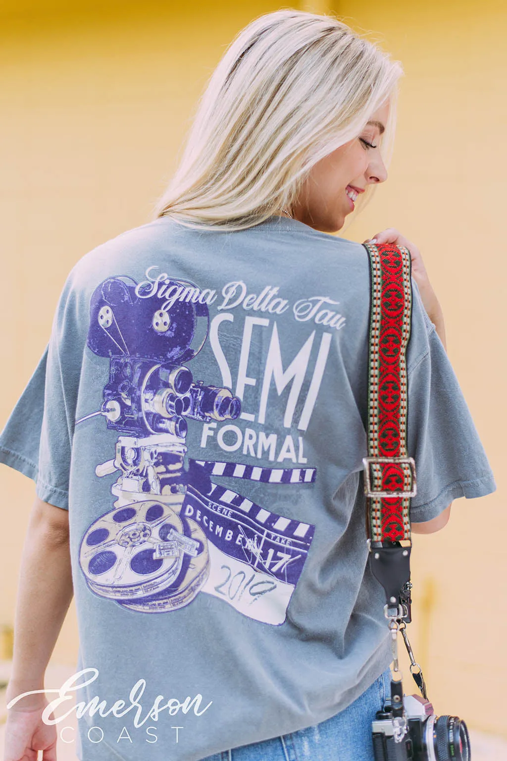Sigma Delta Tau Customizable Semi Formal T-shirt