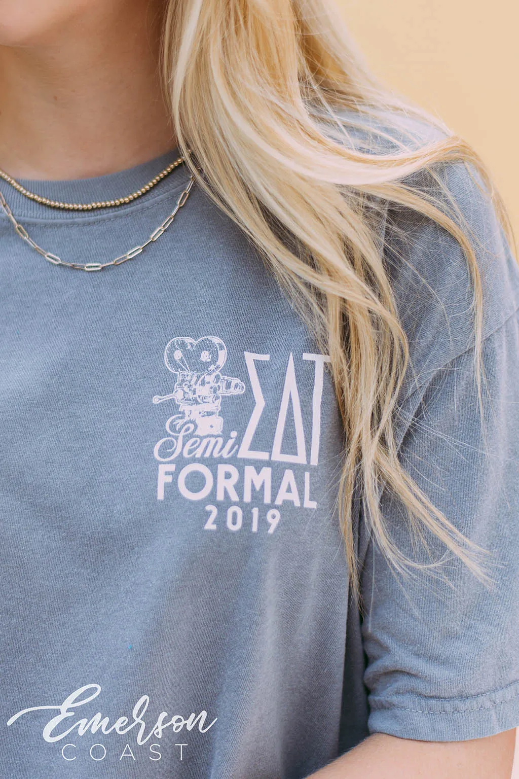 Sigma Delta Tau Customizable Semi Formal T-shirt