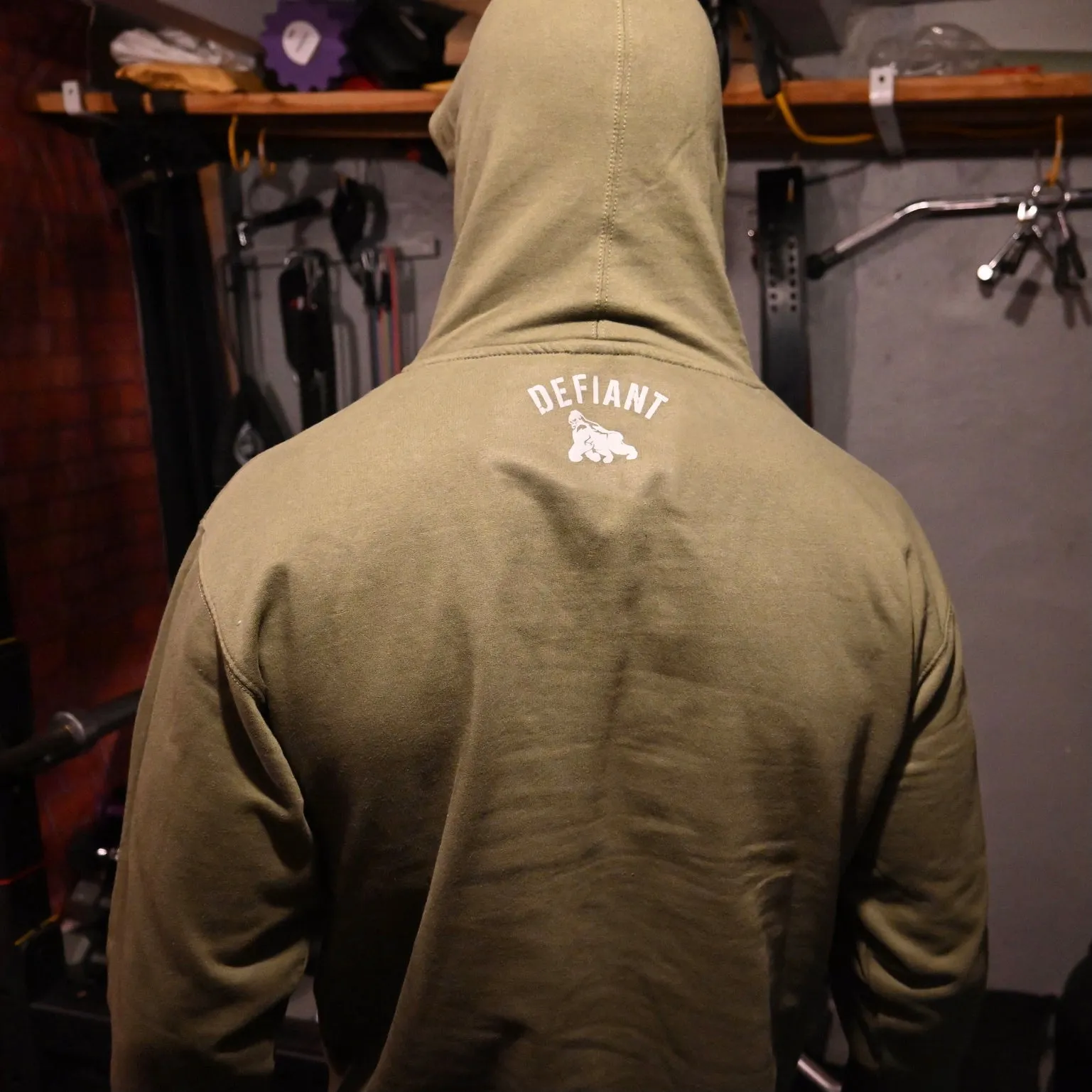 SILVERBACK MIDWEIGHT HOODIE - ARMY HEATHER
