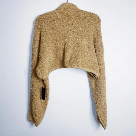 Skims - Camel Cropped Sweater
