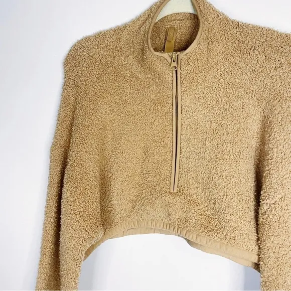 Skims - Camel Cropped Sweater