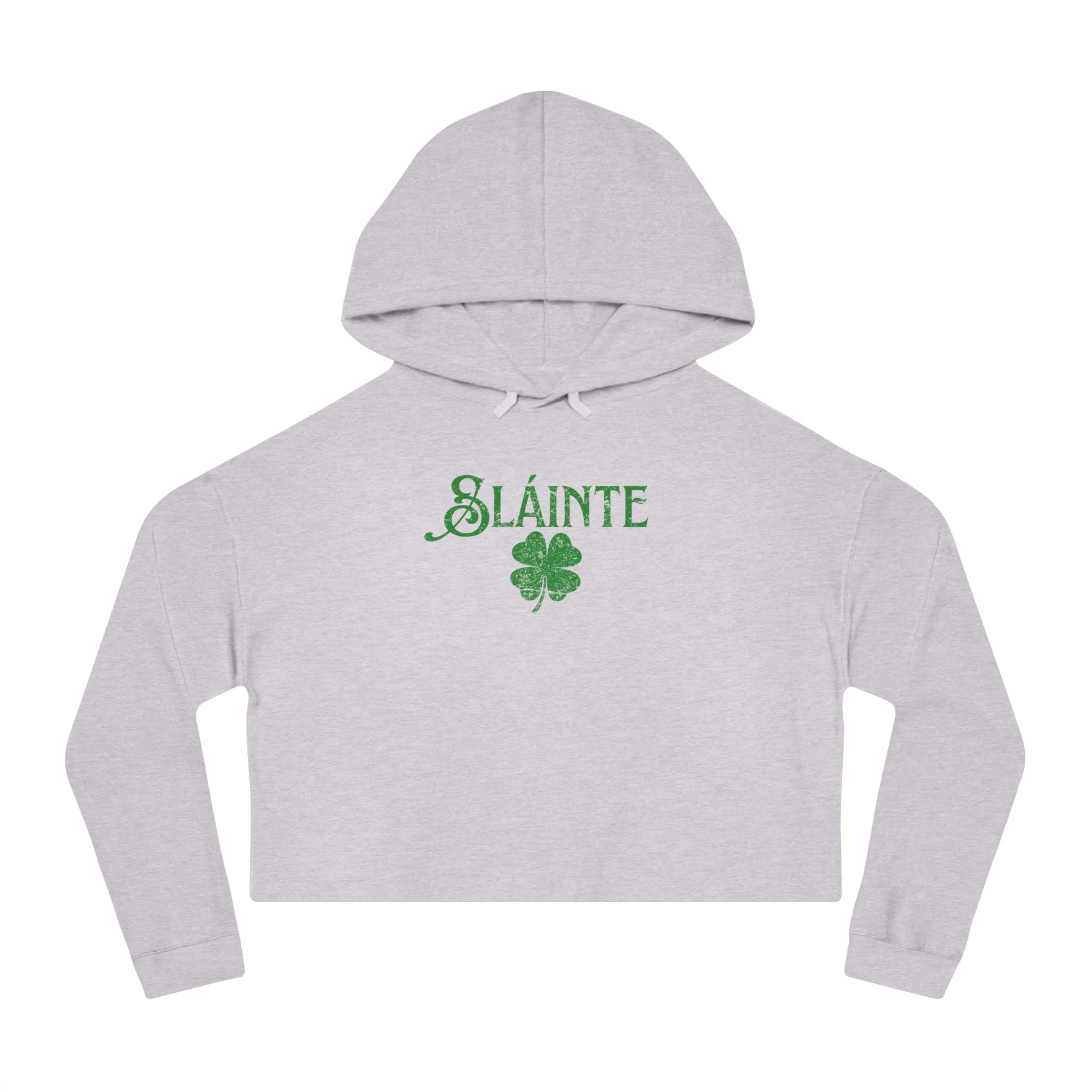Sláinte Cropped Hoodie