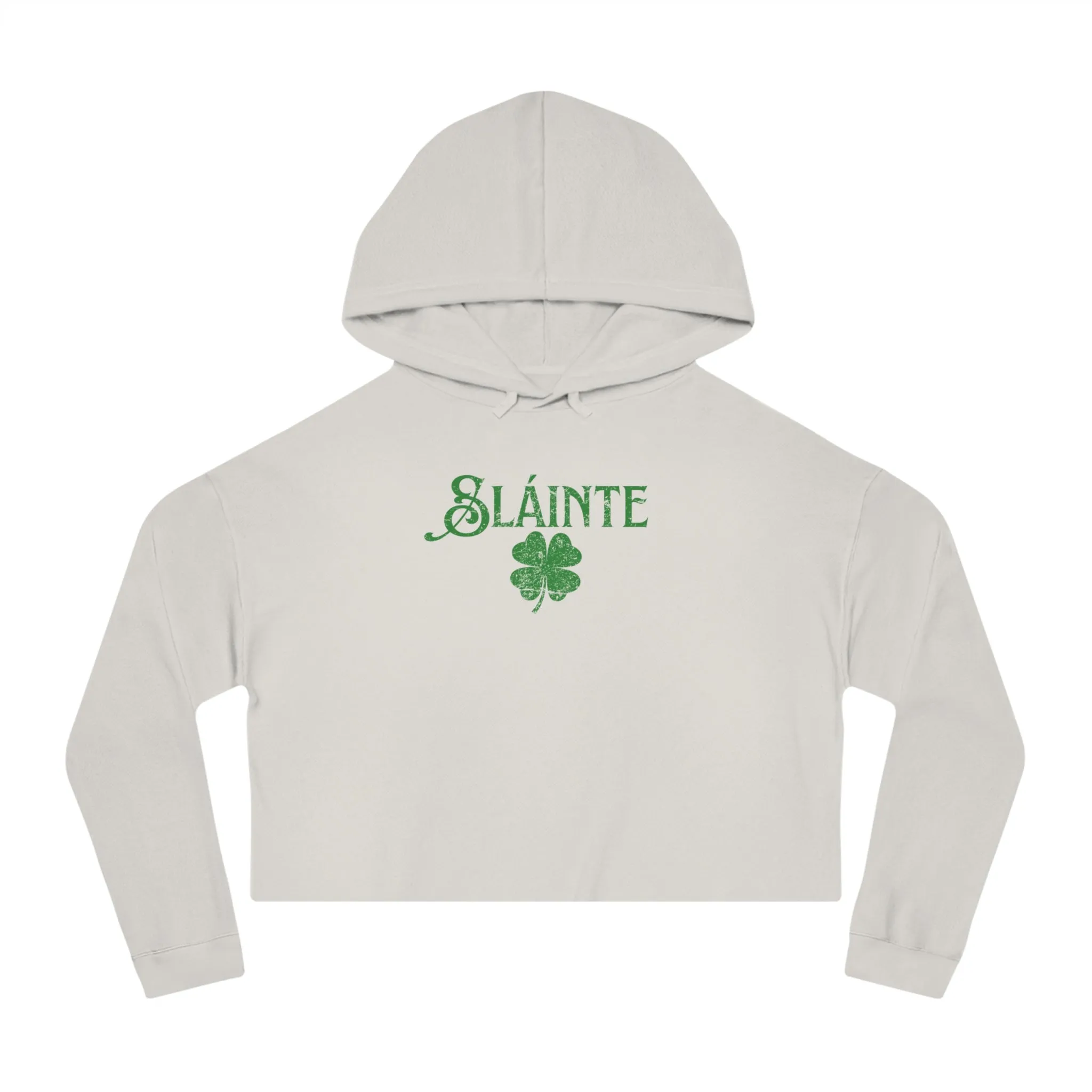 Sláinte Cropped Hoodie