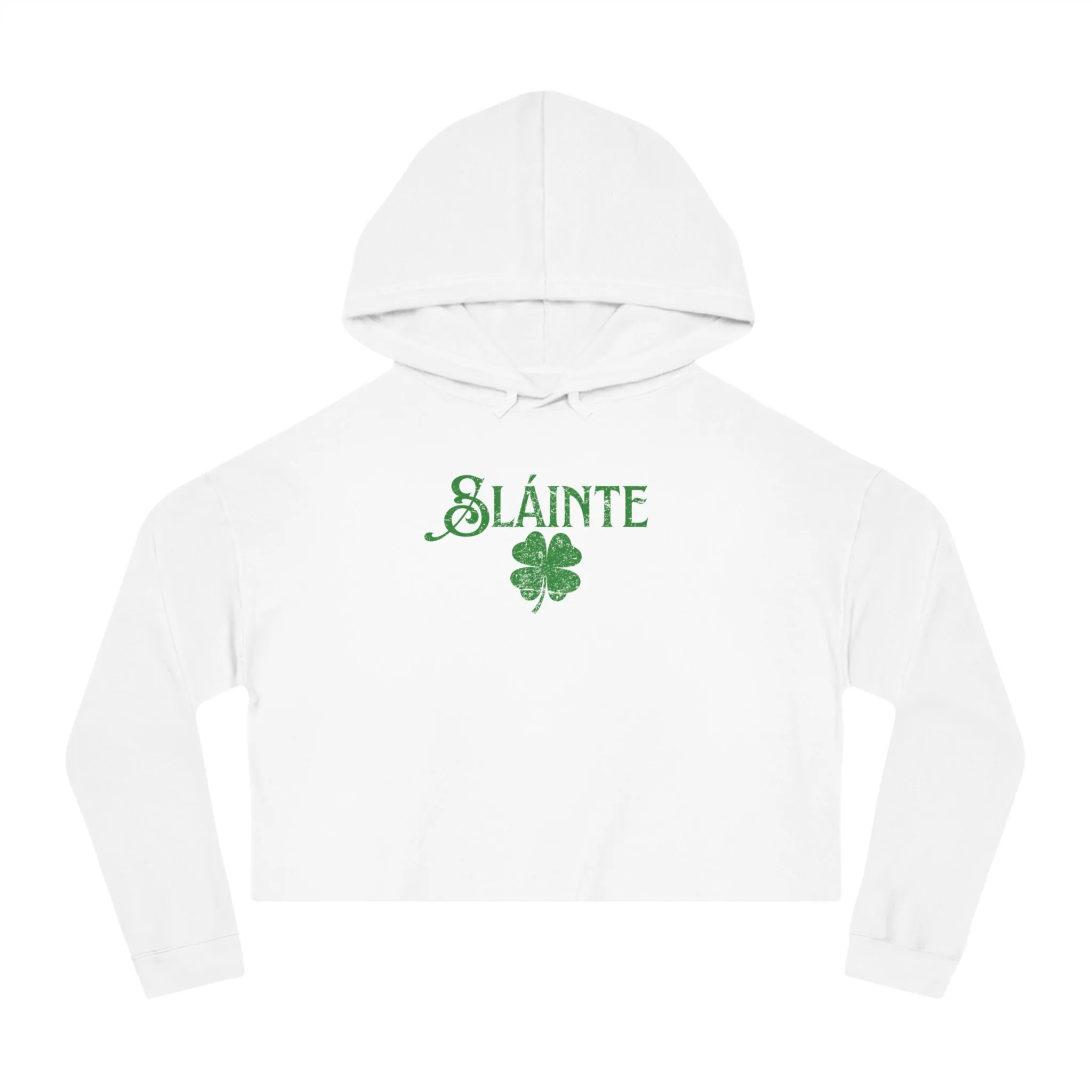Sláinte Cropped Hoodie