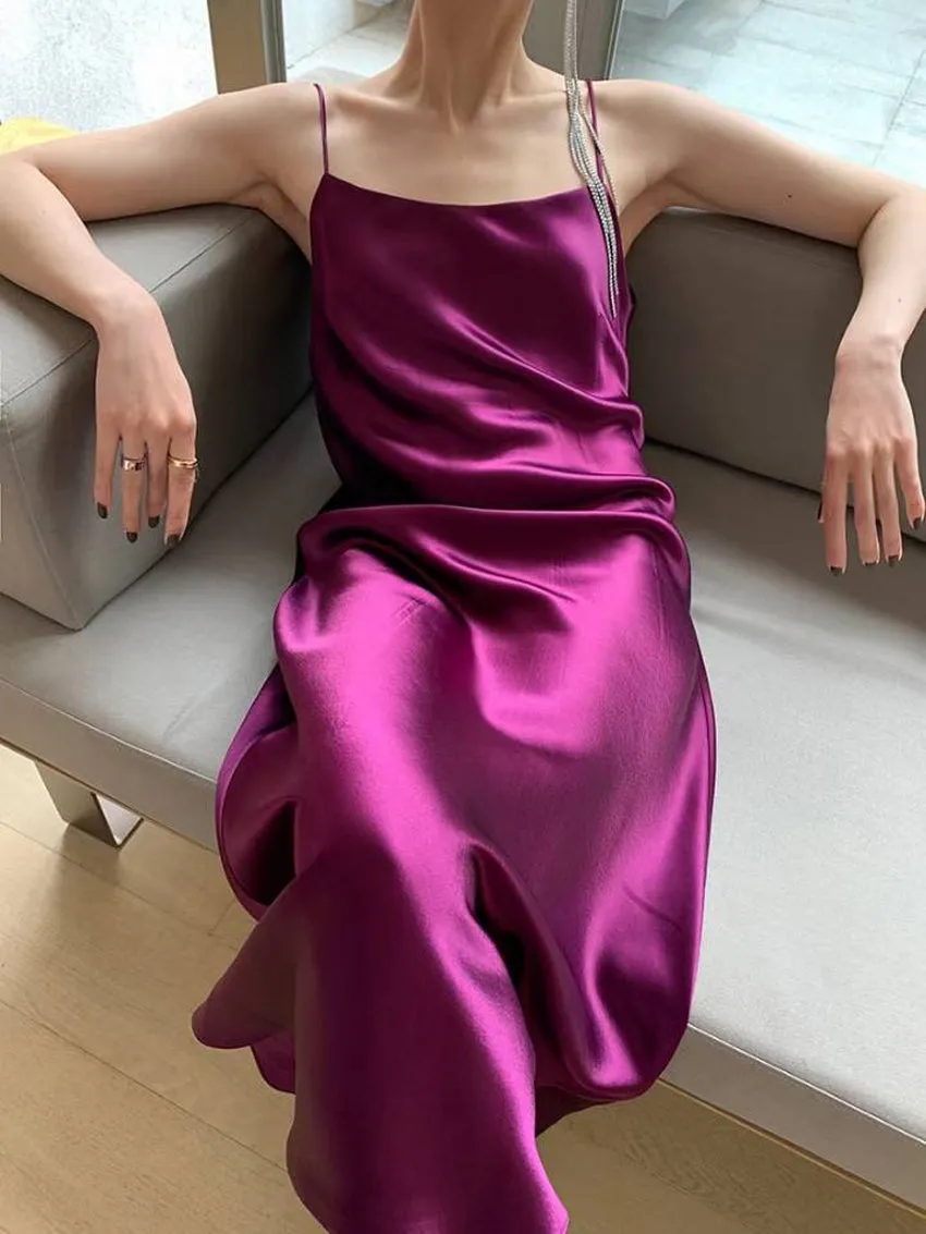 Spaghetti Strap Slim Dress