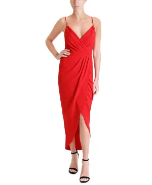 Spaghetti Strap Tulip Hem Dress