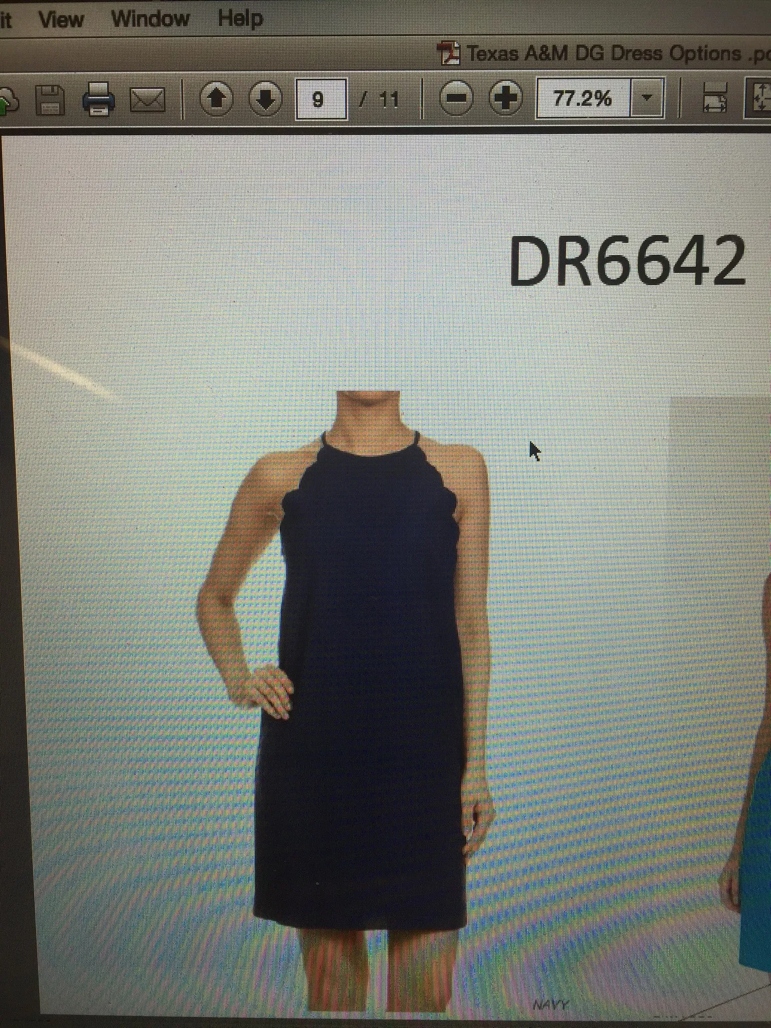 Special Order: Navy Scallop Caitlyn P.
