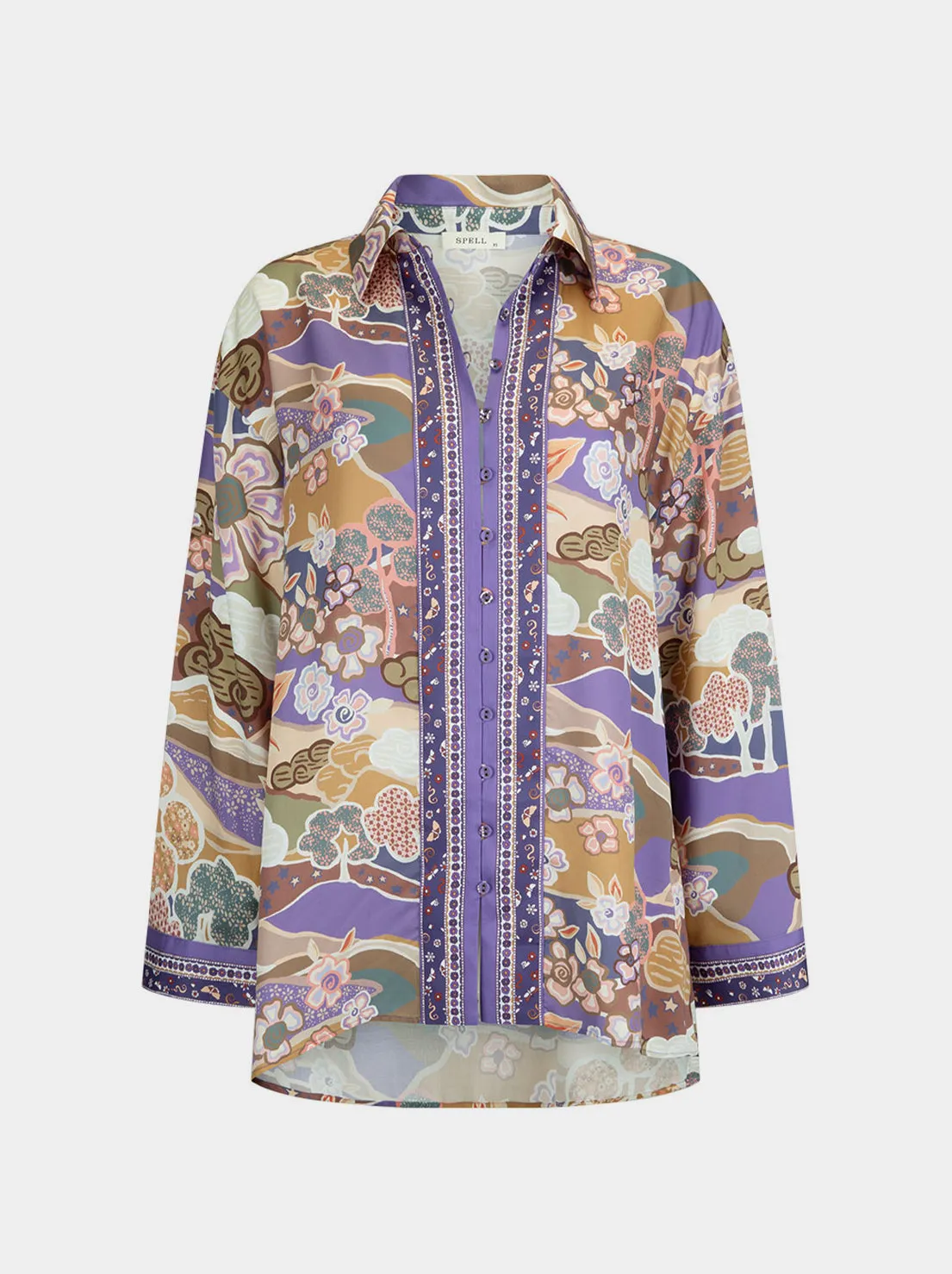 Spell - Dancing Valley Shirt - Violet