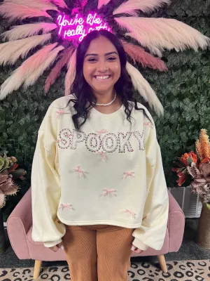 Spooky Cropped Sweater