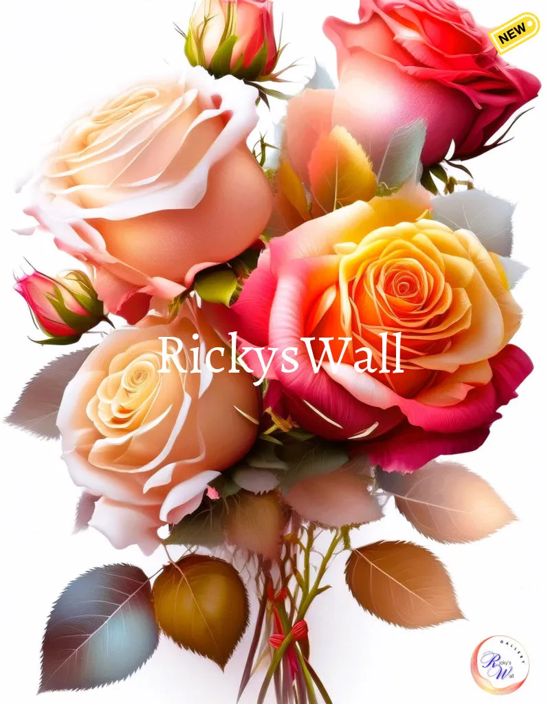 Spotlight of Roses - PREMIUM PRINT - Inspired by Ricky's Wall