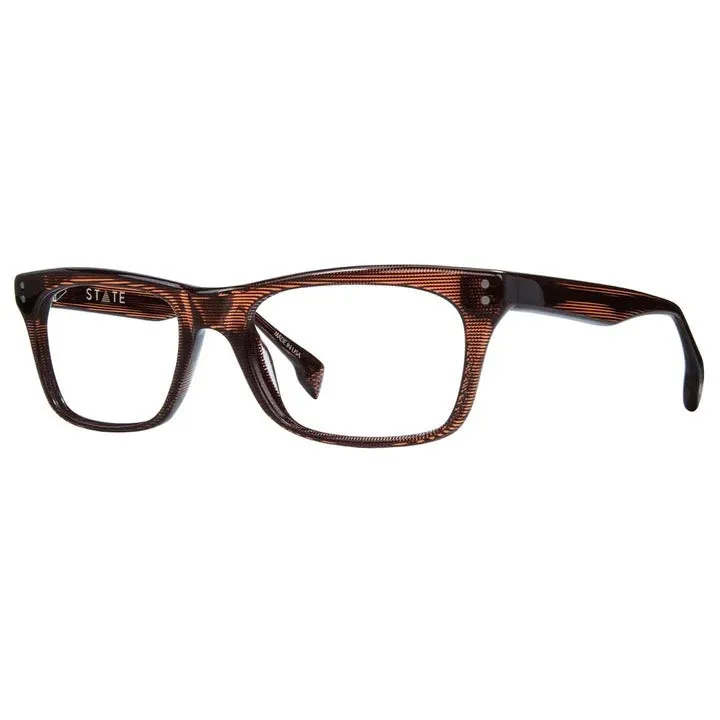 STATE Optical Archer | Progressive Prescription Eyeglasses | Bourbon Pixel