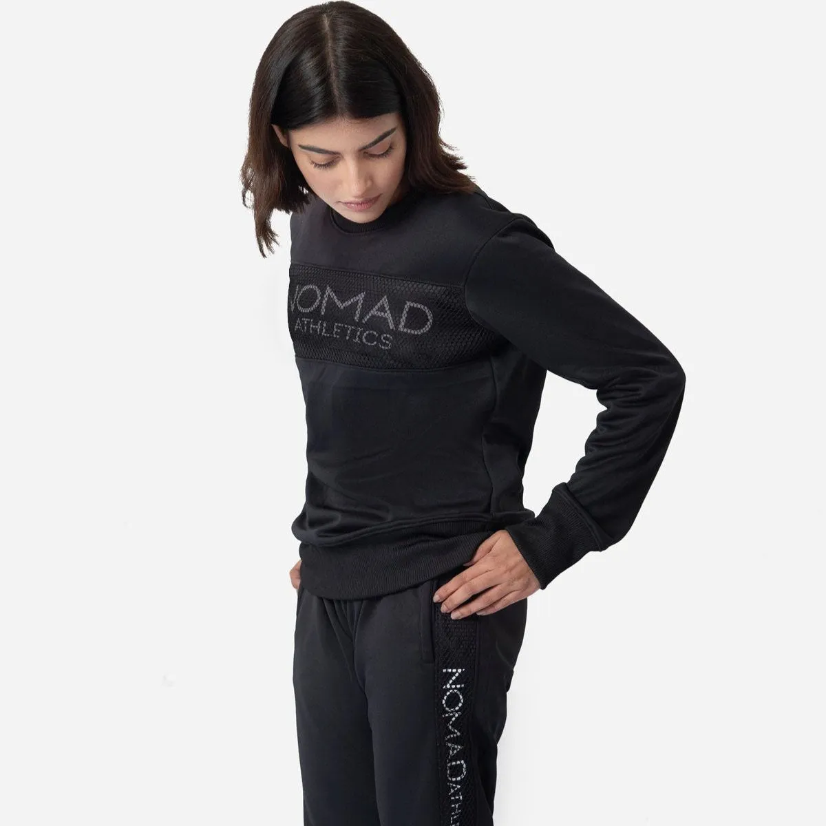 Sweatshirt With Mesh