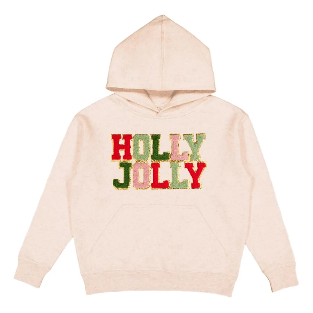Sweet Wink Holly Jolly Patch Youth Hoodie