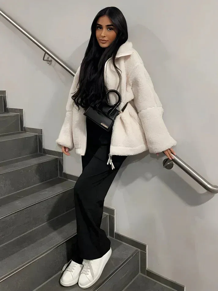 Teddy Coat | Plush Fleece | Cozy-Chic for Cold Days