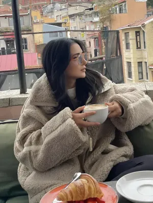 Teddy Coat | Plush Fleece | Cozy-Chic for Cold Days