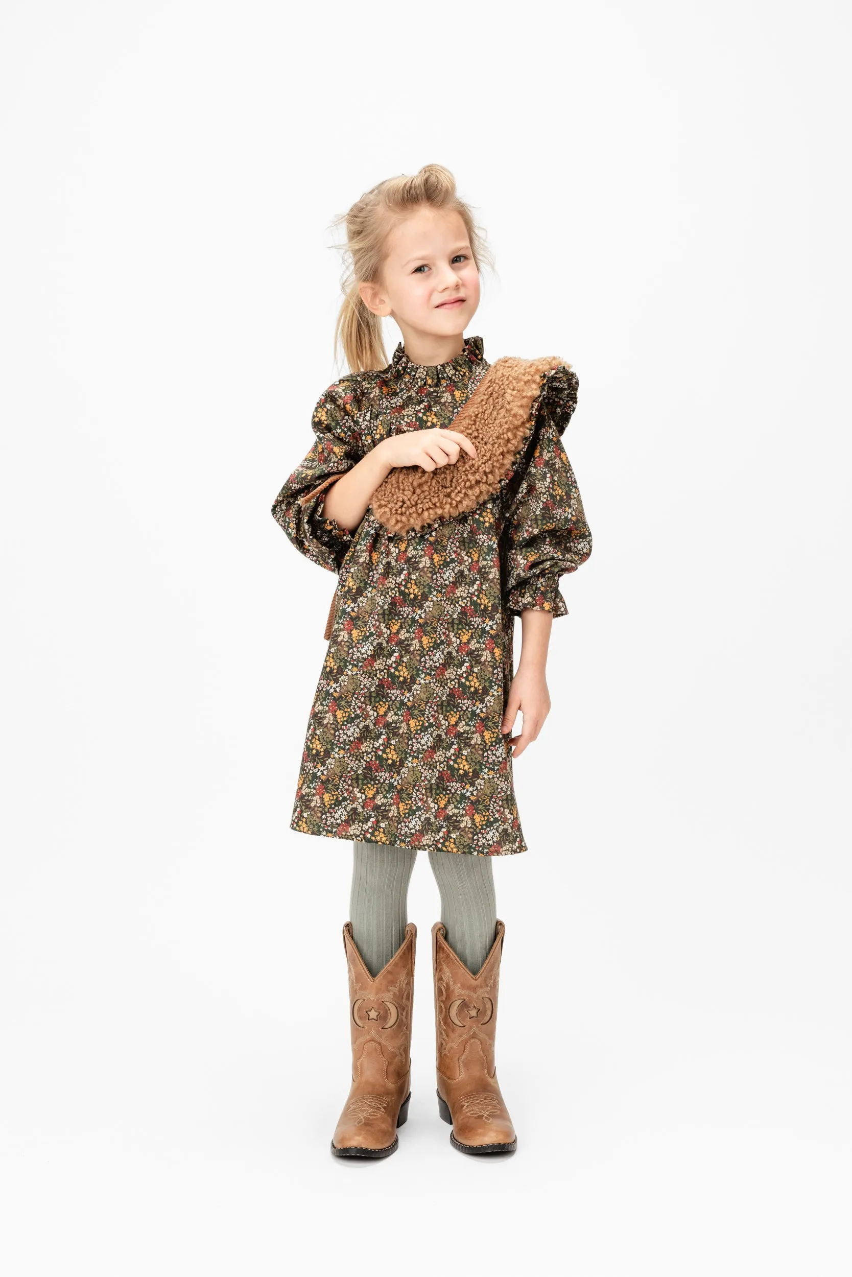 Teddy Collar Bonbon Fiora, Brown