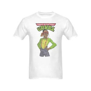 Teenage Mutant Ninja Urkel Men's T-shirt 100% Cotton