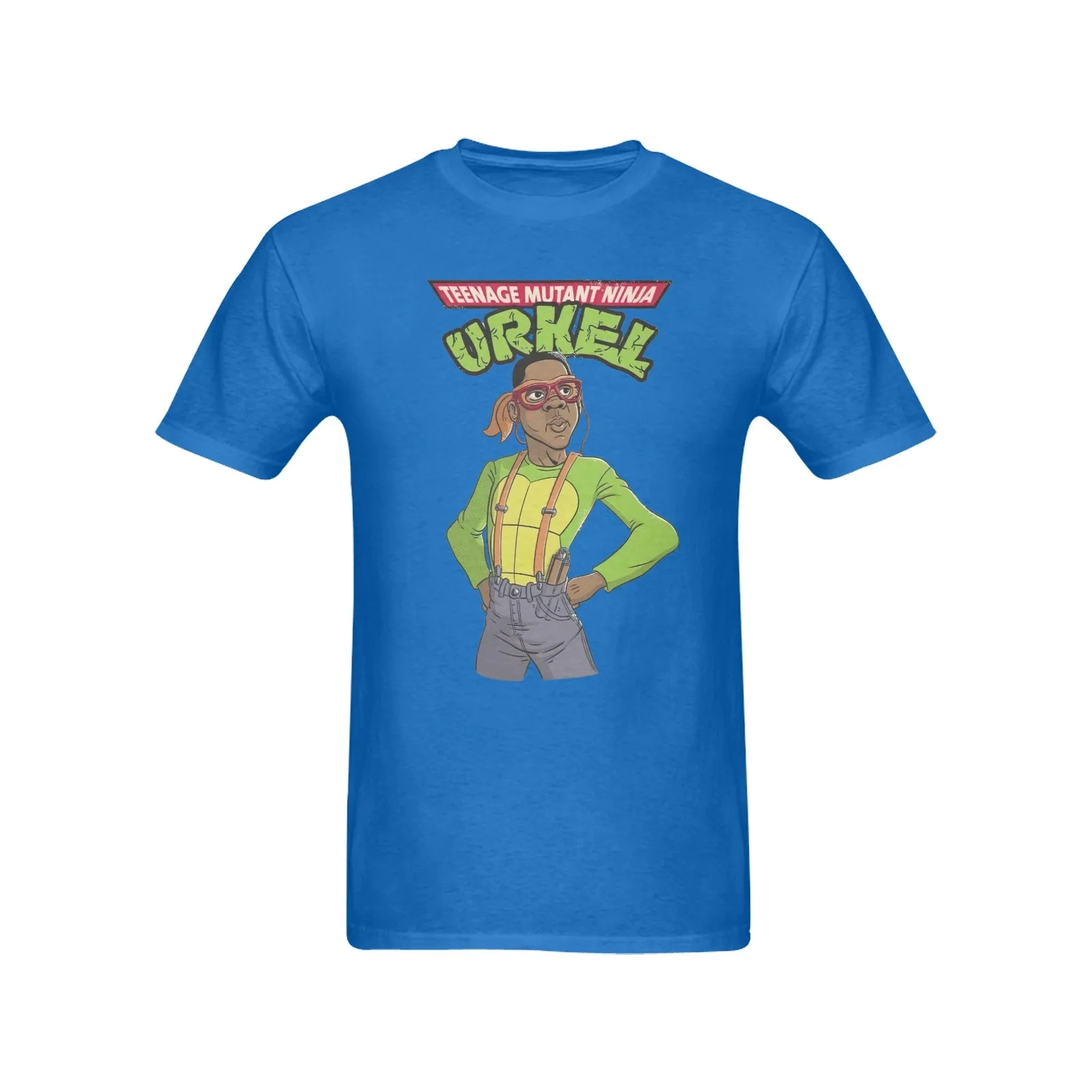 Teenage Mutant Ninja Urkel Men's T-shirt 100% Cotton