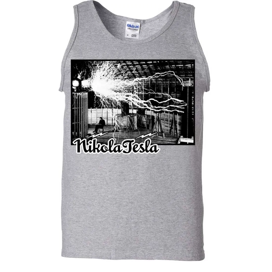 Tesla Coil Two Tone Asst Colors Tank Top