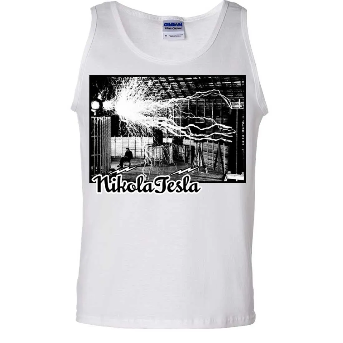 Tesla Coil Two Tone Asst Colors Tank Top