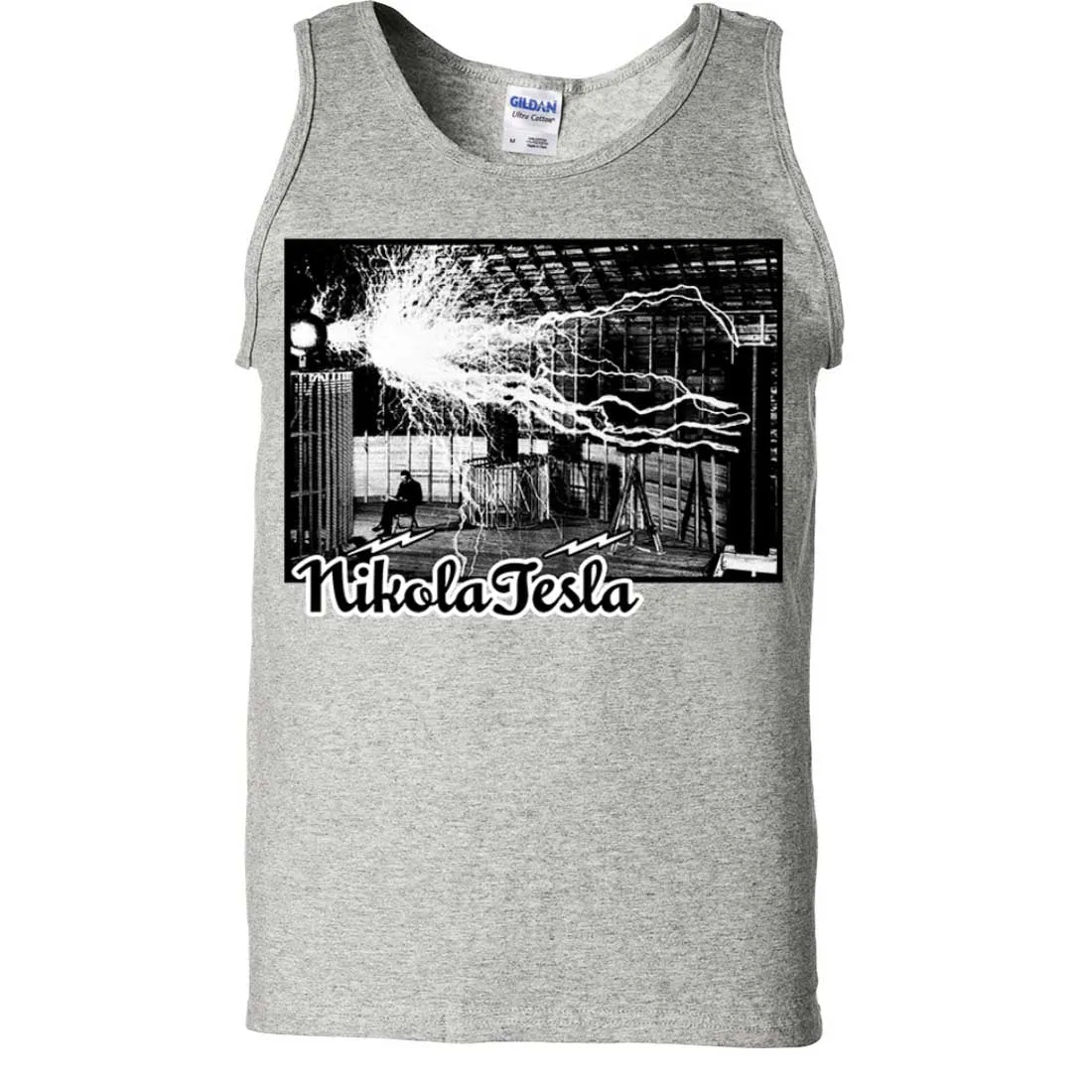 Tesla Coil Two Tone Asst Colors Tank Top