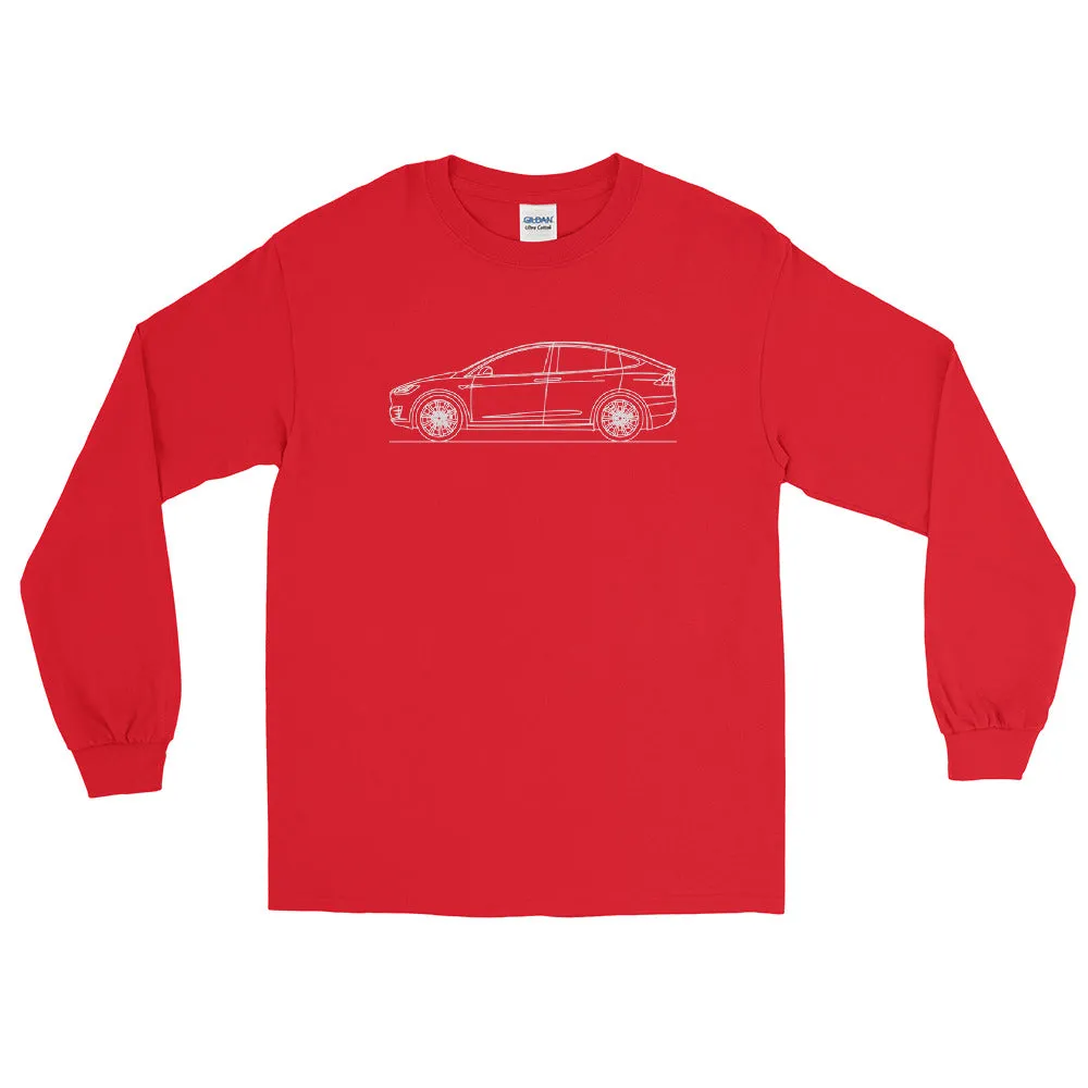 Tesla Model X Outline T-Shirt