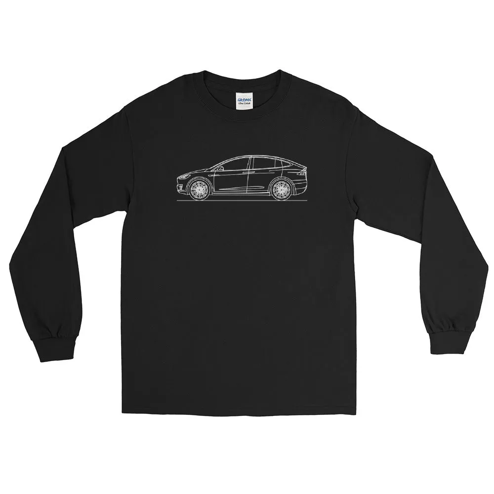 Tesla Model X Outline T-Shirt