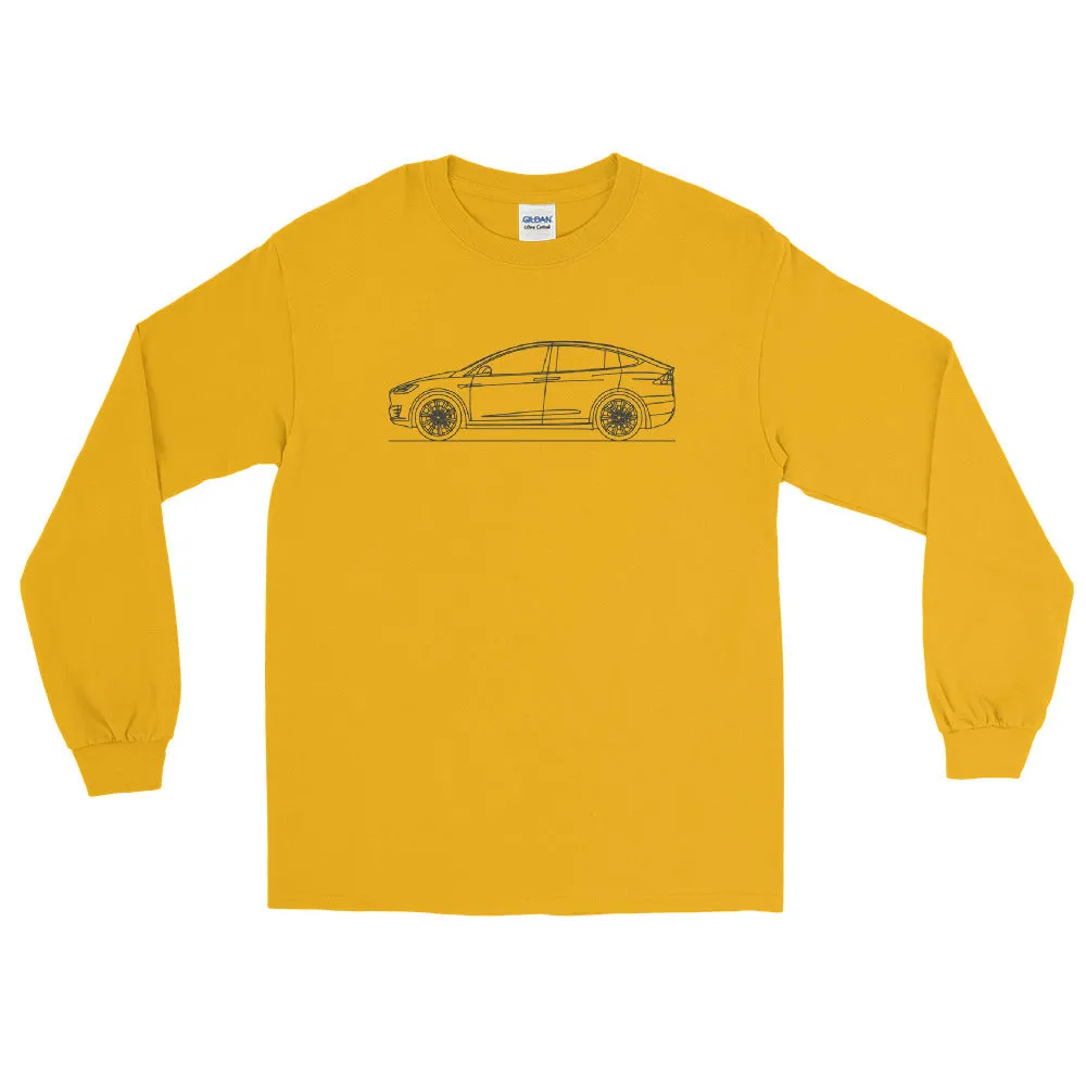 Tesla Model X Outline T-Shirt
