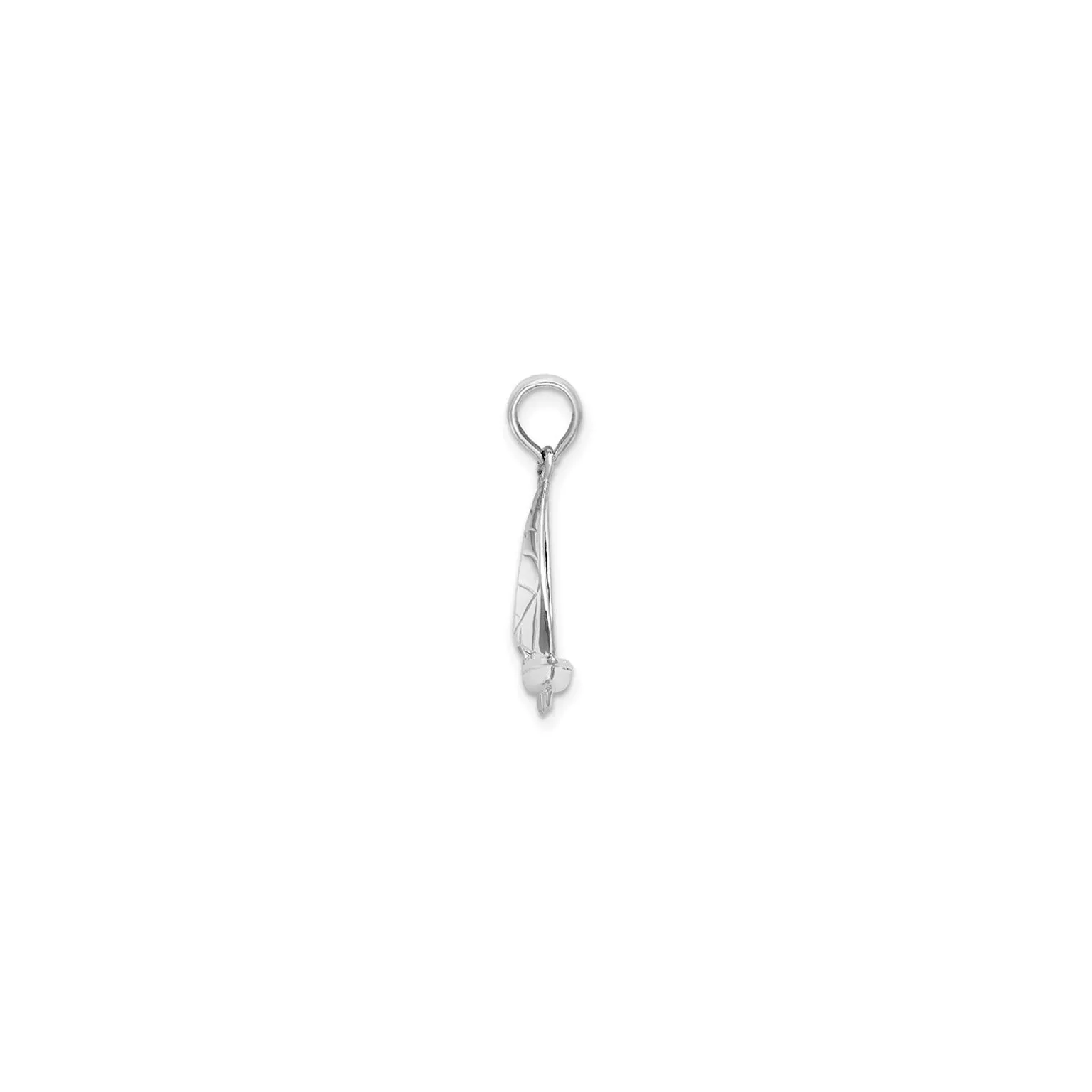 Textured 3D Sailboat Pendant