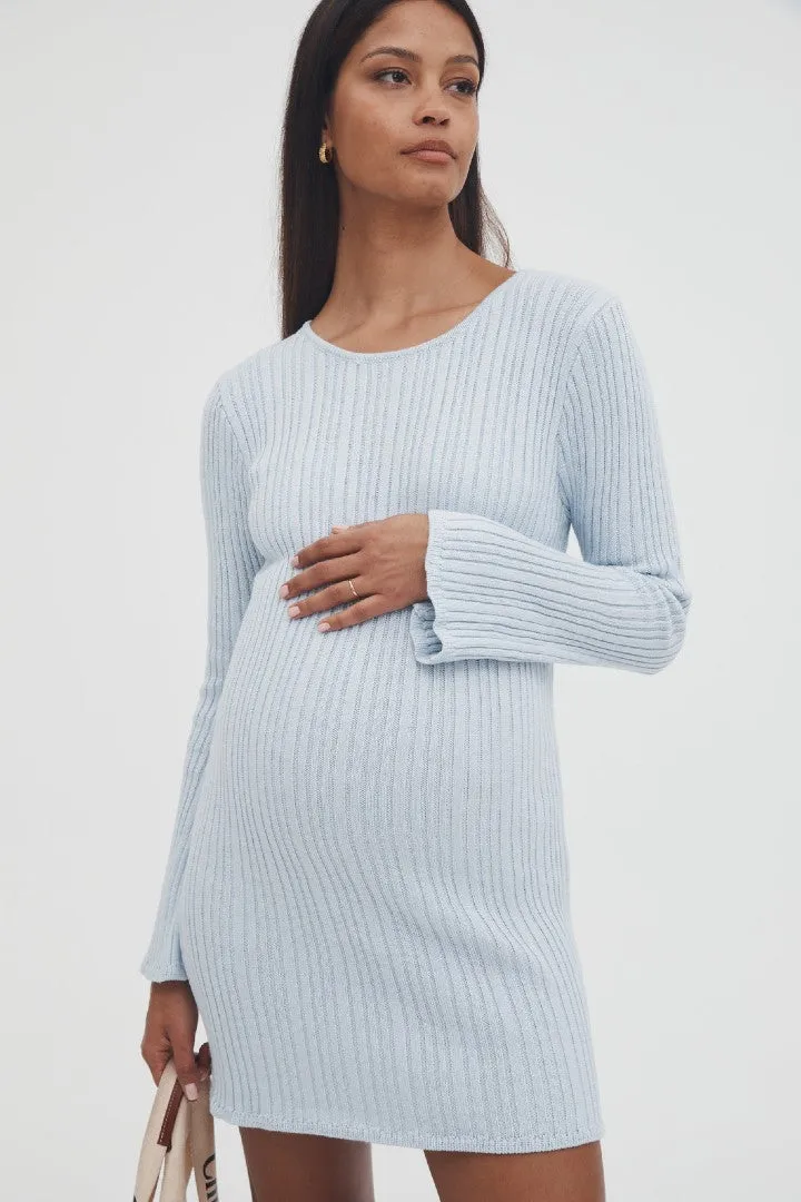Textured Bell Sleeve Dress