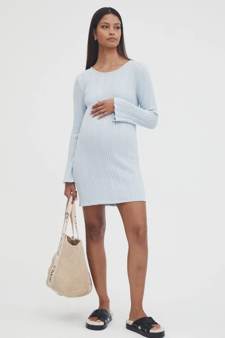 Textured Bell Sleeve Dress
