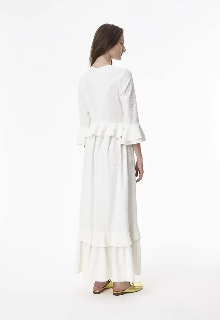 Textured Maxi Dress