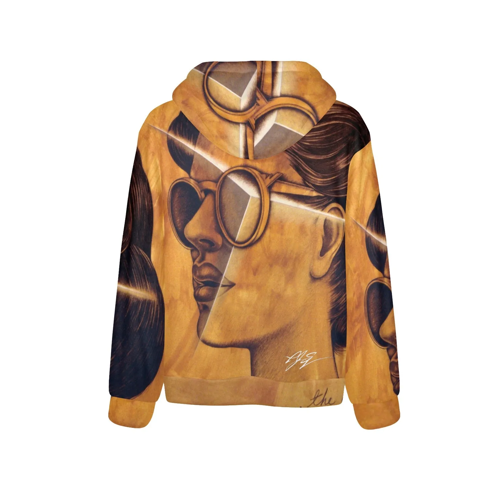 The Corner of Her Eye Men's Flannel Hoodie
