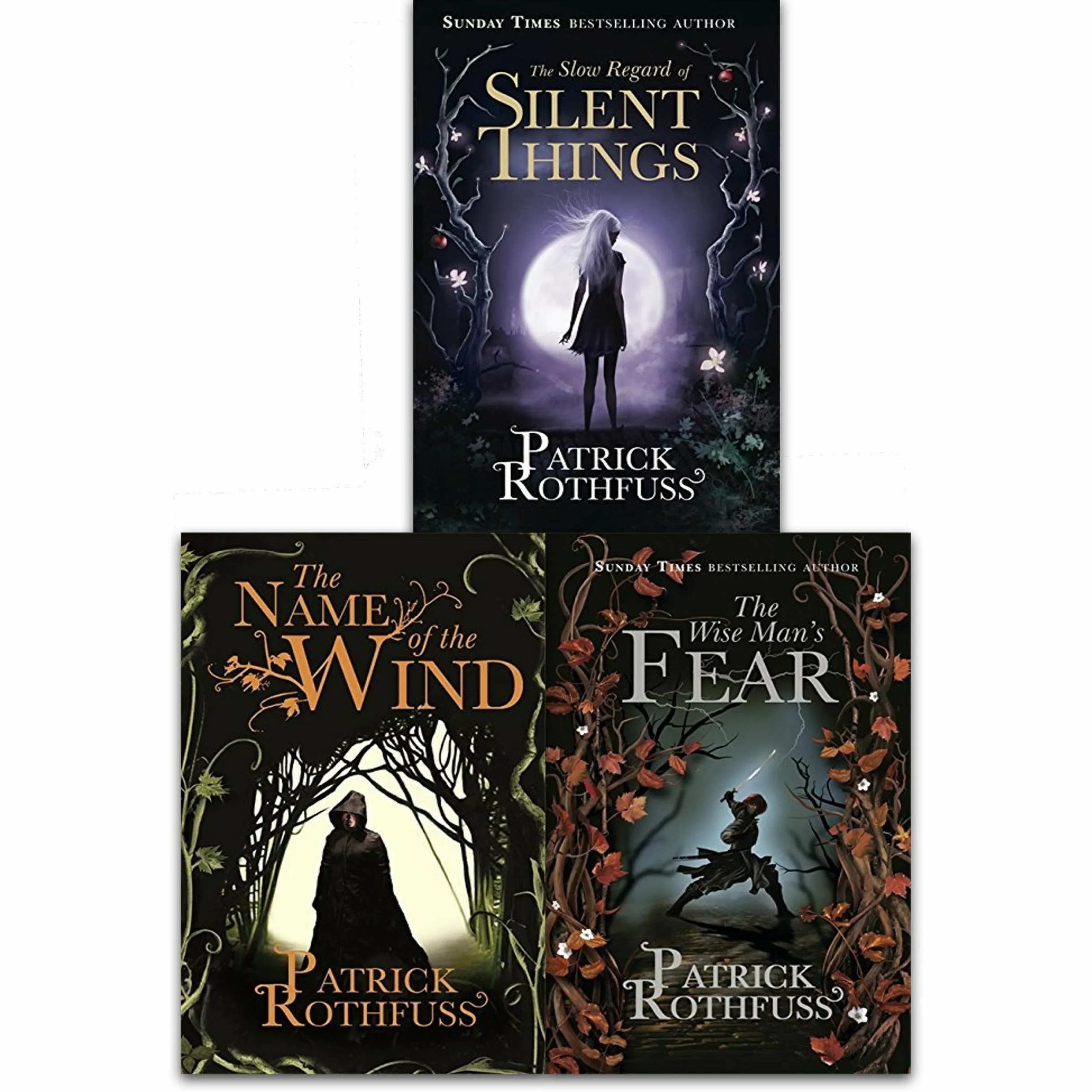 The Kingkiller Chronicle Series 3 Books Collection Set by Patrick Rothfuss