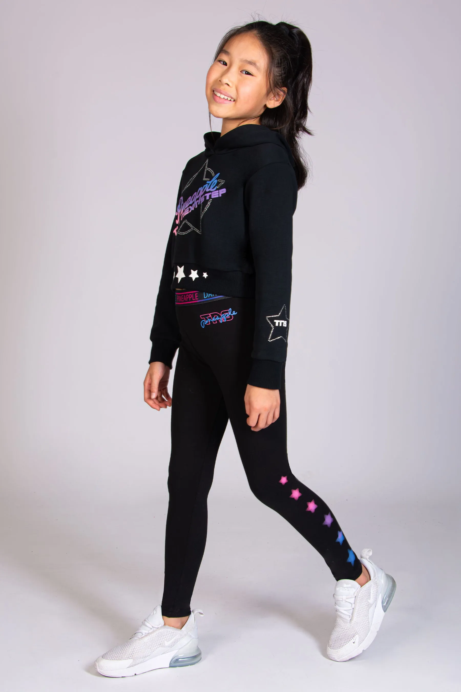 The Next Step Logo Crop Hoodie