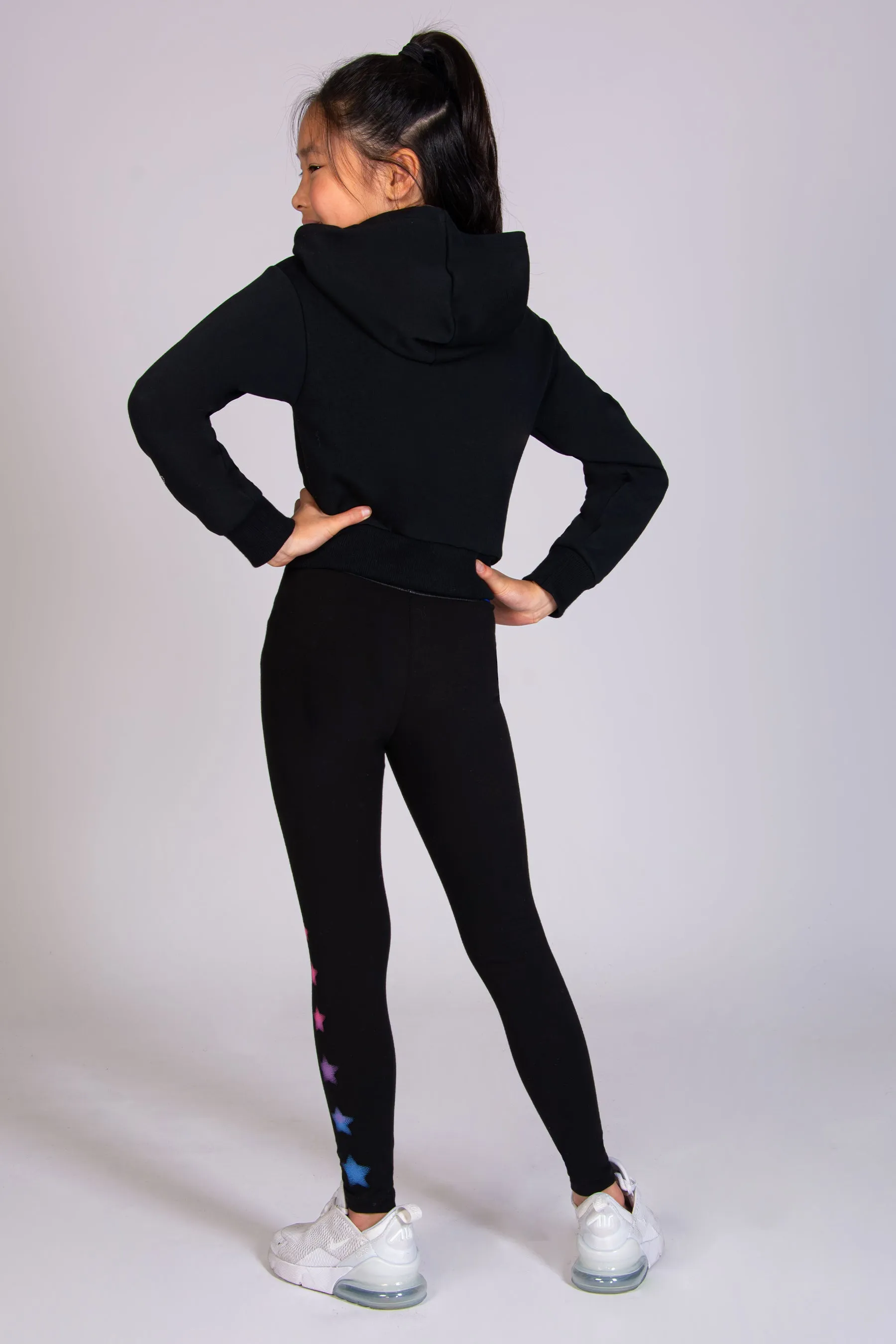 The Next Step Logo Crop Hoodie