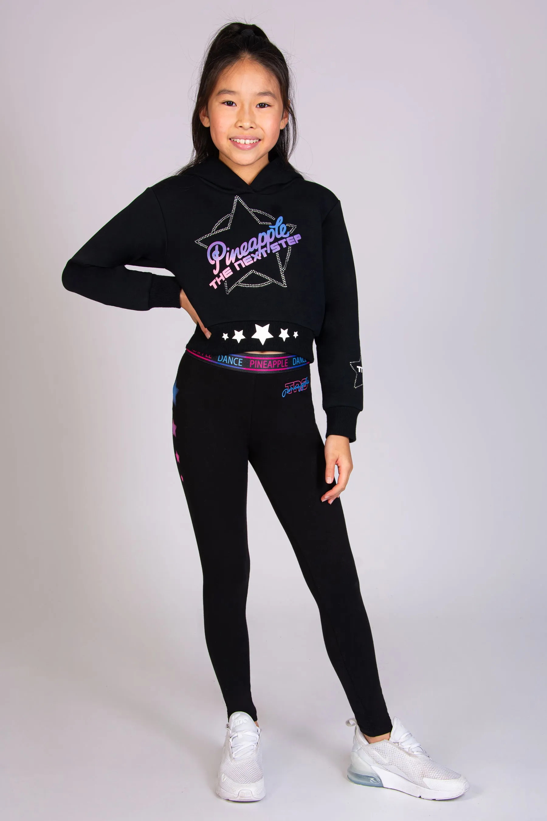 The Next Step Logo Crop Hoodie