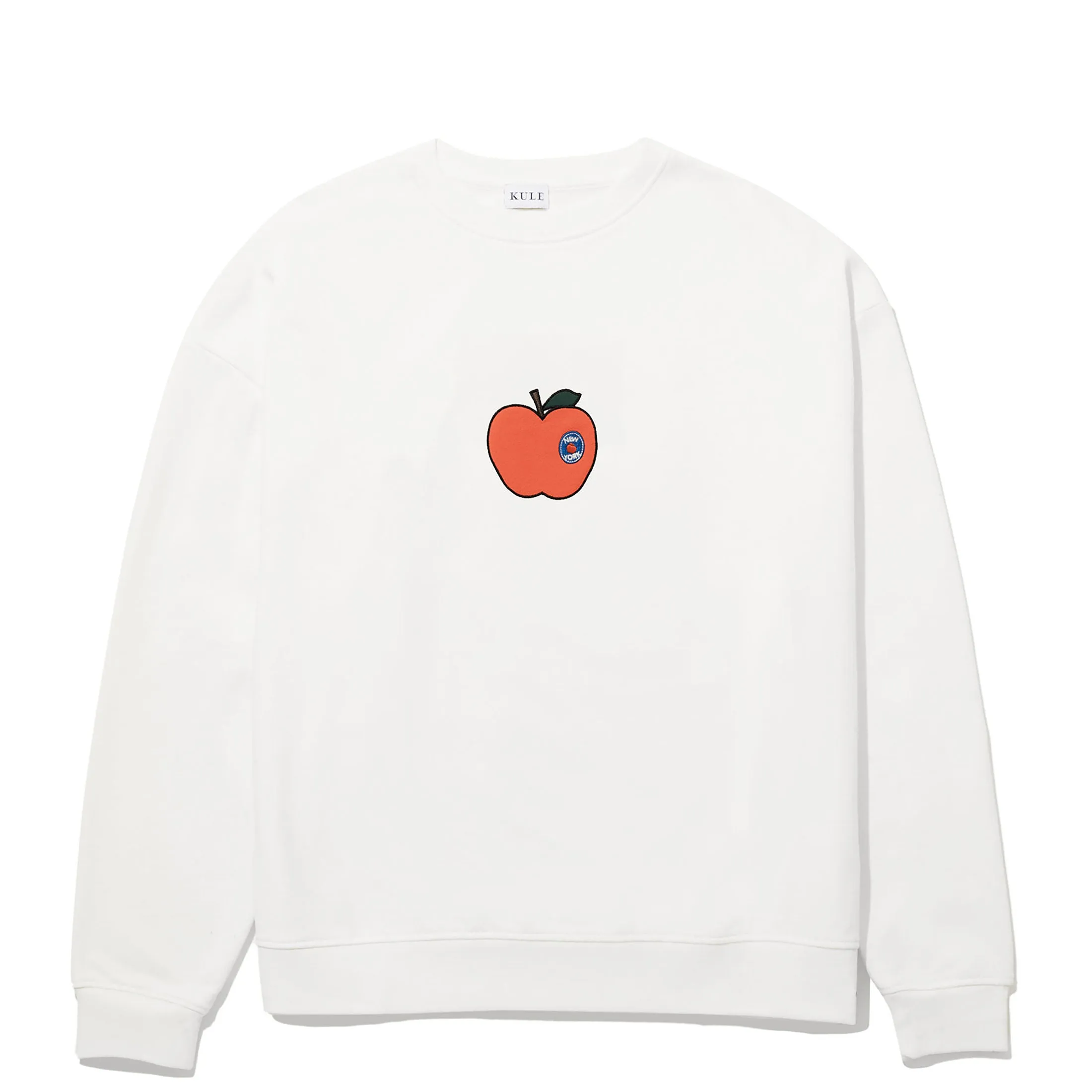 The Oversized Big Apple Sweatshirt - Cream