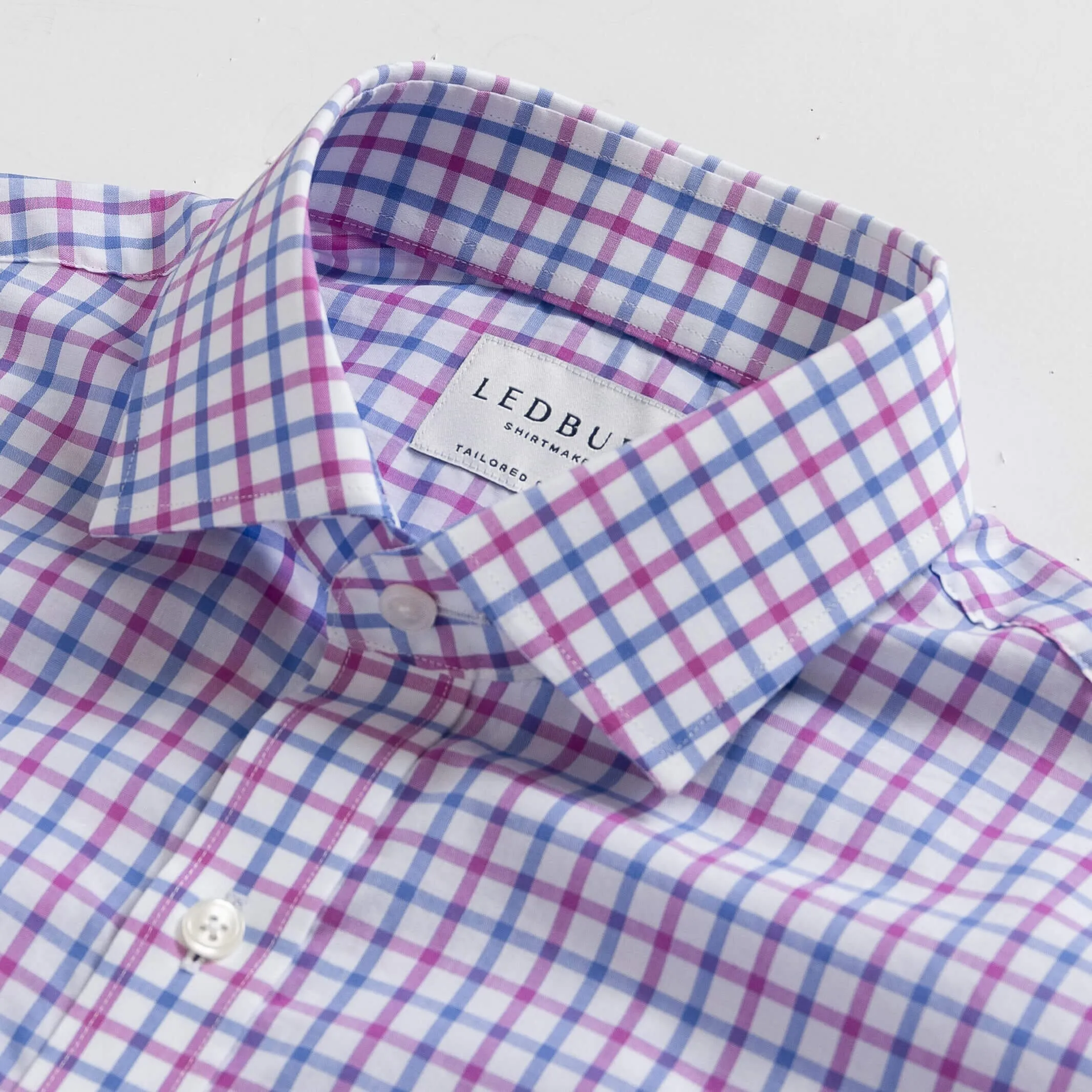 The Purple Hester Check Dress Shirt